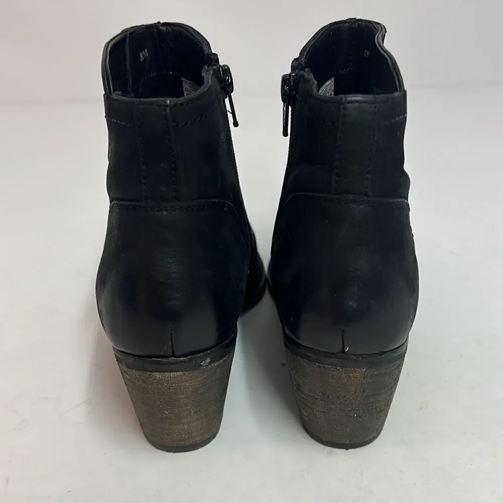 Earth Ralston Leather Bootie Size 8 A5‎